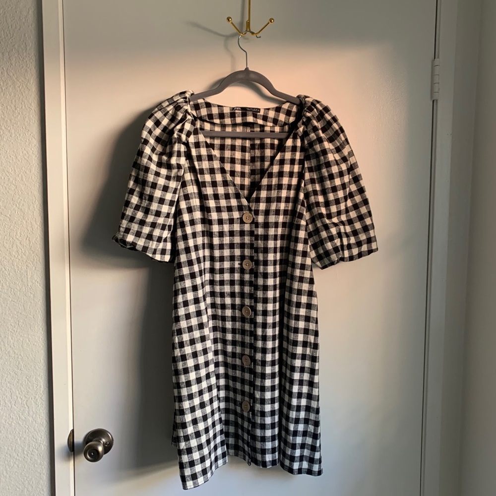 Gingham ZARA Mini Dress